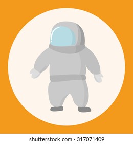 Space Astronaut theme elements vector, eps10