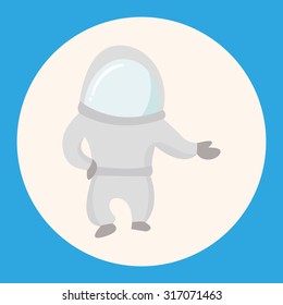 Space Astronaut theme elements vector, eps10