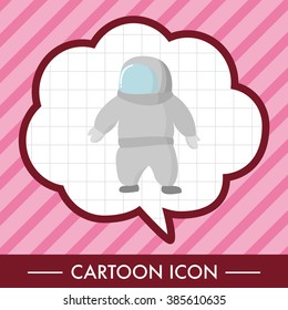 Space Astronaut theme elements vector, eps10