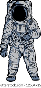 space astronaut vector