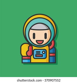 Space Astronaut vector icon