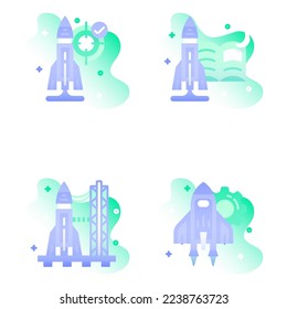 Space and Astronomy Illustration Icons