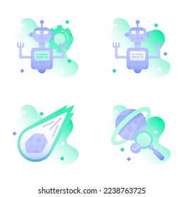 Space and Astronomy Illustration Icons