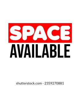 Space Available for advertising empty slot banner sign outboard billboard ads