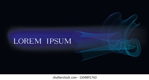 Space background abstract gradient colors linear vector illustration