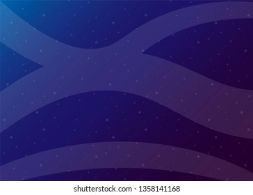 Space Background With Abstract Shape Space Explorer Vector Illustration