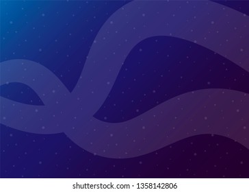 Space Background With Abstract Shape Space Explorer Vector Illustration