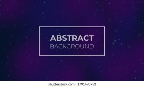 Space background with abstract shape and stars. Web design. Space exploring. Vector illustration of galaxy. Concept of web banner, Landing page, book cover