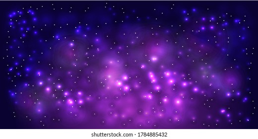 Space background with copy space. Astronomical galaxy space background. Universe banner template