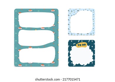 space background to do list scrapbook