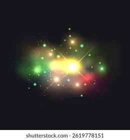 Space Background galaxy and stars in dark blue sky