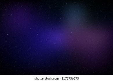 Space background with glowing stars
