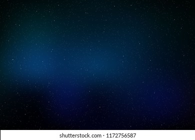Space background with glowing stars