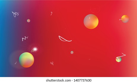 Space background. Illustration, modern. Liquid hi-res and fresh. Stars, planets, signs. Colorful new space pattern.