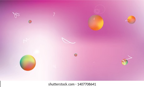 Space background. Liquid hi-res and fresh. Illustration, smooth. Stars, planets, signs. Colorful new space pattern.