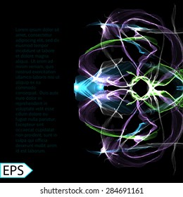Space background with Milky Way. Eps 10