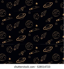 Space background pattern