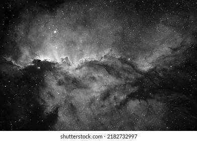 Space background with realistic nebula and shining stars. Colorful cosmos with stardust and milky way. Magic color galaxy. Infinite universe and starry night. Vector illustration.