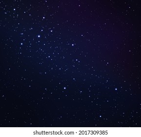 Space background with shining stars. Starry night with shiny stars in the gradient sky. Magic color galaxy. Star universe background. Milky way galaxy in the infinity space.