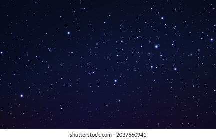 Space background with shining stars. Starry night with shiny stars in the gradient sky. Magic color galaxy. Star universe background. Milky way galaxy in the infinity space.