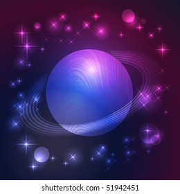 Space background with stars