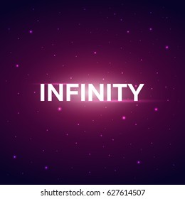 Space background with stars. Starry sky. Vector illustration