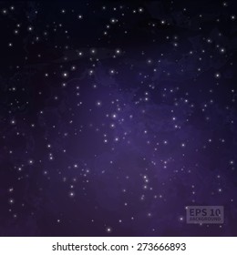 Space background (texture). Twinkling stars. constellations