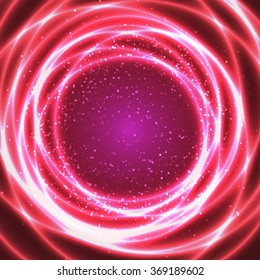 Space background vast expanses of the universe. Vector illustration.