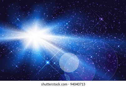 Space Background Vector