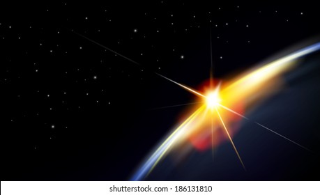 Space background. Vector eps 10