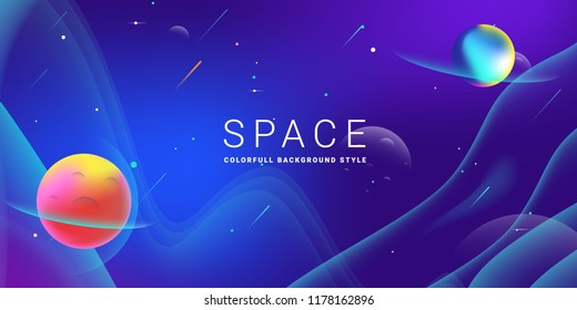 space background vector illustration