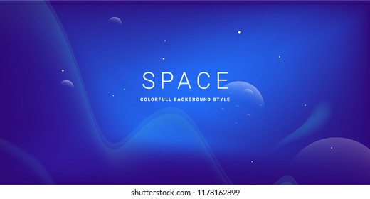 space background vector illustration