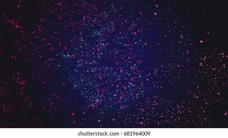 Space background for wallpaper. Paint spray texture