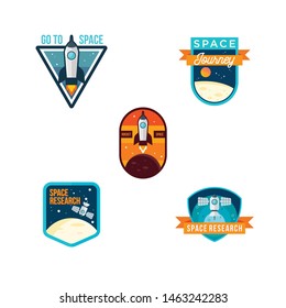 Vector de diseño de logotipos de marcas para emblemas, distintivos y otros