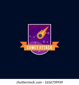 Space Badge Vector Design Stock