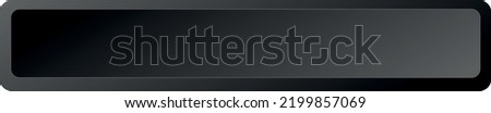 Space bar, button vector image