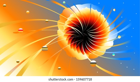 Space and a Black Hole