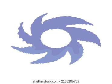 icono de aislamiento de agujero negro