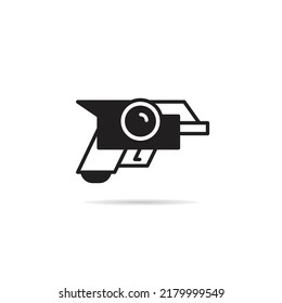 Space Blaster Icon On White Background