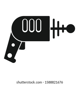 Space blaster icon. Simple illustration of space blaster vector icon for web design isolated on white background