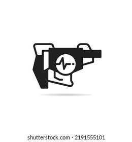 Space Blaster Icon Vector Illustration