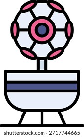 Space Camera New Creative Icon Design Vector