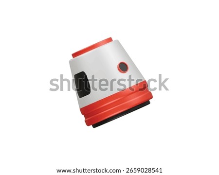  space capsule icon 3d illustration render