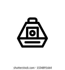 Space Capsule Icon , Spaceship Logo, Space Symbol .