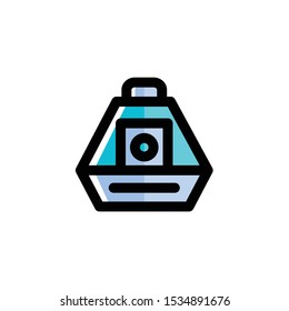 Space Capsule Icon , Spaceship Logo, Space Symbol .