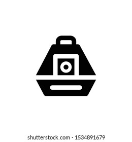 Space Capsule Icon , Spaceship Logo, Space Symbol .