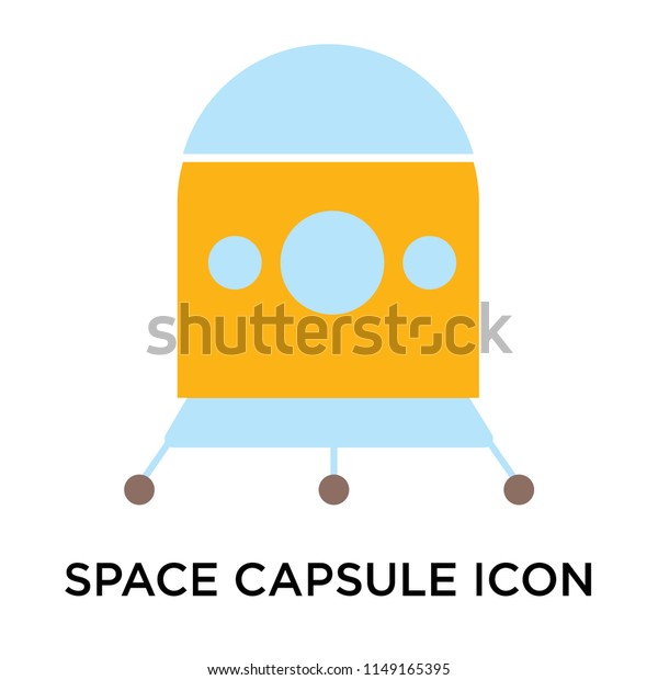 Space\
capsule icon vector isolated on white background for your web and\
mobile app design, Space capsule logo\
concept