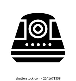 Space Capsule Icon Vector Symbol Design Illustration