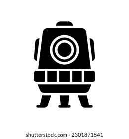 icono de cápsula de espacio para tu diseño de sitio web, logotipo, aplicación, interfaz de usuario.