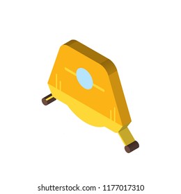 Space capsule isometric left top view 3D icon